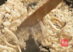 黑松露意式菌菇烩饭的做法图解6