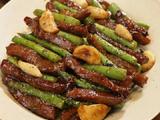 芦笋炒牛肉的做法[图]