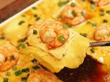 豆腐虾仁蒸蛋