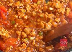番茄肉酱面的做法图解6