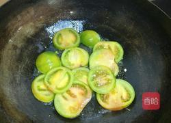 青番茄炒辣椒的做法图解4