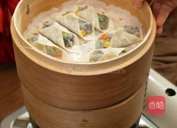 黑松露虾滑时蔬蒸饺的做法图解4