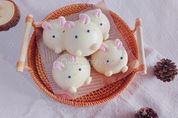 小兔子豆沙包