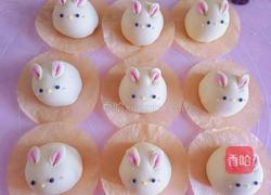 小兔子豆沙包的做法图解7
