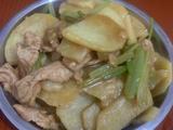 香芹土豆炒肉（免煎版）