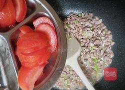 番茄肉沫炖腐竹的做法图解4