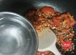 番茄肉沫炖腐竹的做法图解6