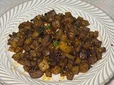 孜然土豆牛肉粒