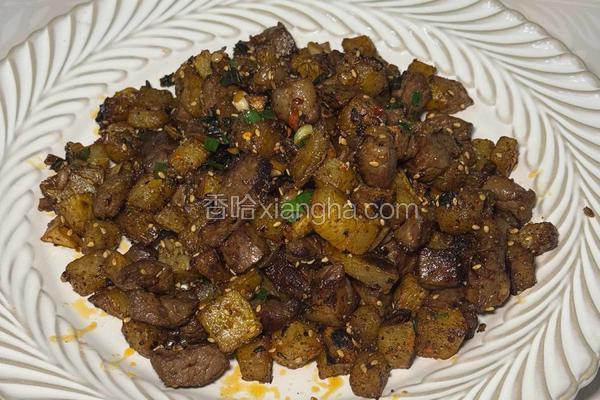 孜然土豆牛肉粒