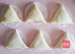肉松芝麻粽子包的做法图解7