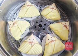 肉松芝麻粽子包的做法图解13