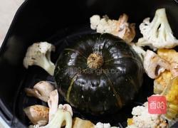 加拿大北极虾生虾烤蔬菜温沙拉的做法图解4