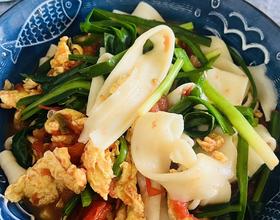 鸡蛋西红柿拌面[图]