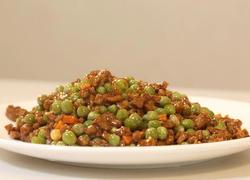鲜豌豆牛肉粒