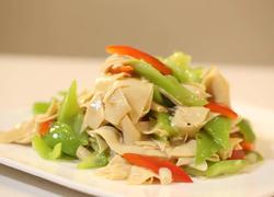 尖椒炒豆皮
