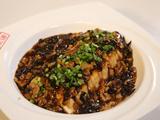 黄花木耳肉丁扒豆腐
